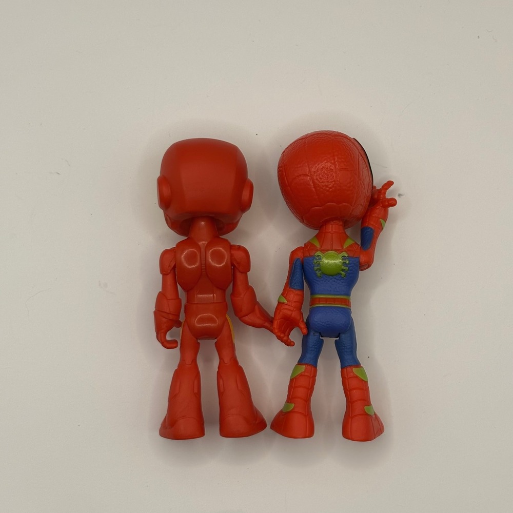 Marvel Spidey and His Amazing Friends Iron Man and Spidey Action Figures Hasbro - Picture 2 of 3